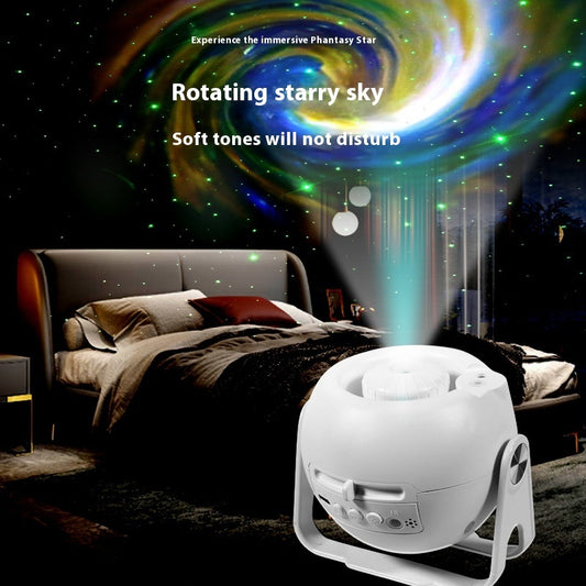 Starry Sky Projection Lamp Wireless Sound Light White Noise