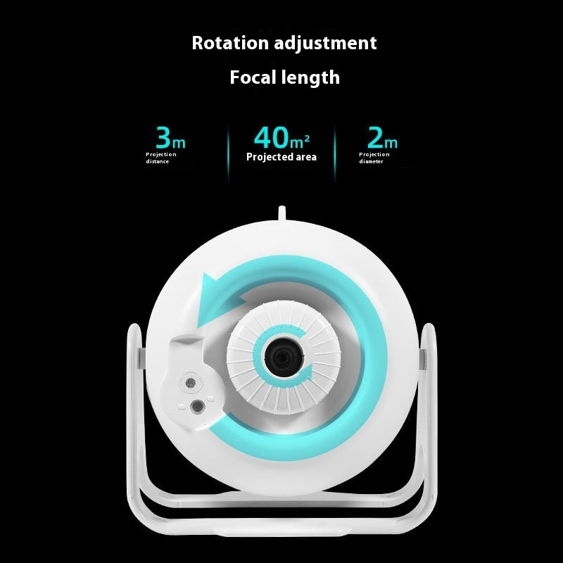Starry Sky Projection Lamp Wireless Sound Light White Noise